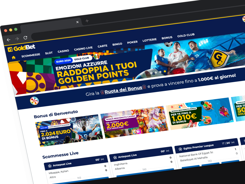 Accessibilità Goldbet: Sistema di Scommesse e Casinò Online