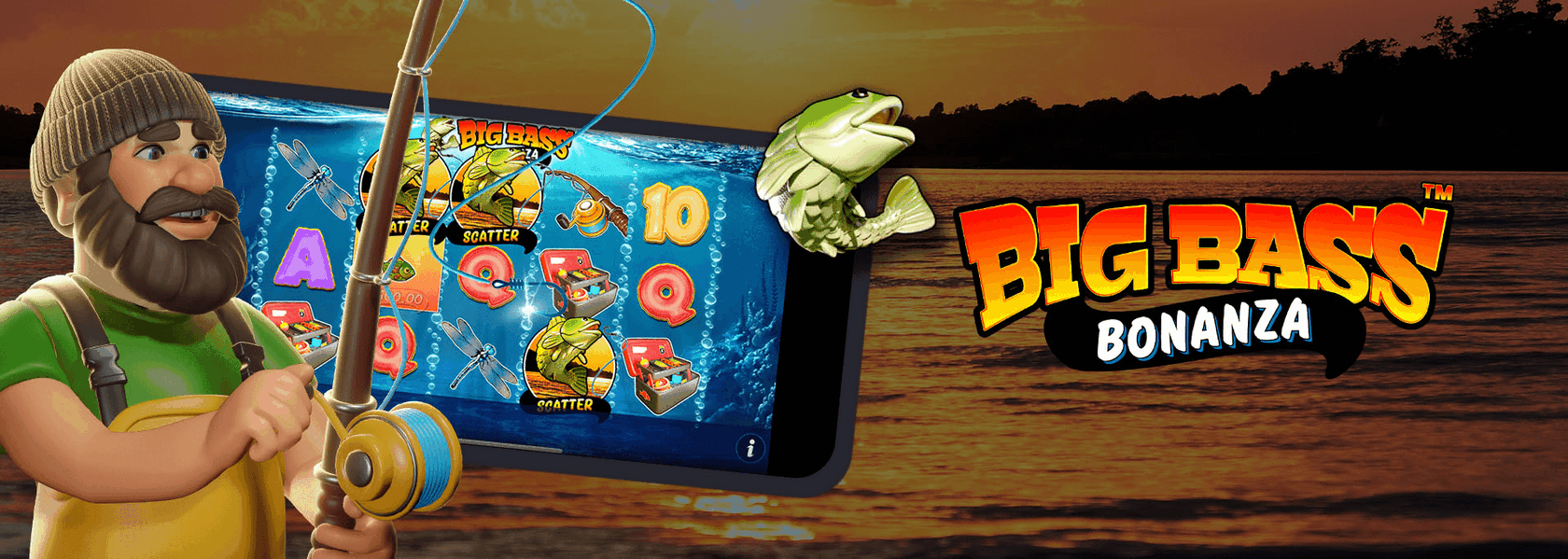 Big Bass Gold Mine-- Win Up to 2,100 x in a Fishing Game